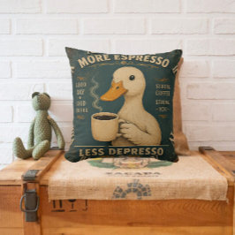Cojín Decorativo More Espresso Less Depresso Coffee Lover