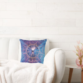 Cojín Decorativo Morfo mariposa / Galaxia Mandala