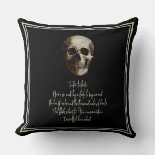 Cojín Decorativo Morir: dormir a Shakespearian