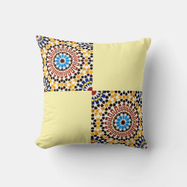 Cojín Decorativo Moroccan Zellige Harmony Throw Pillow