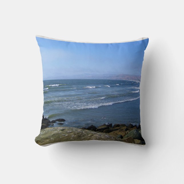 Cojín Decorativo Morro Bay, California (Anverso)