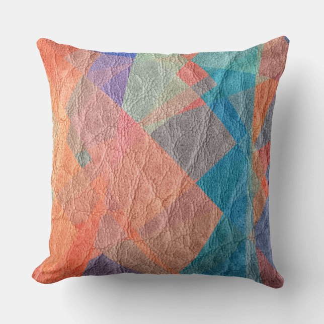 Cojín Decorativo Mosaic Leather (Anverso)