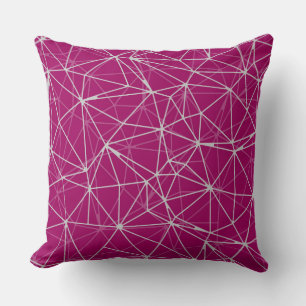 Cojín Decorativo Mosaic Triangles Pink