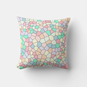 Cojín Decorativo Mosaico Celular de Pastel
