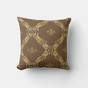 Cojín Decorativo Mosaico de Fern de Oro