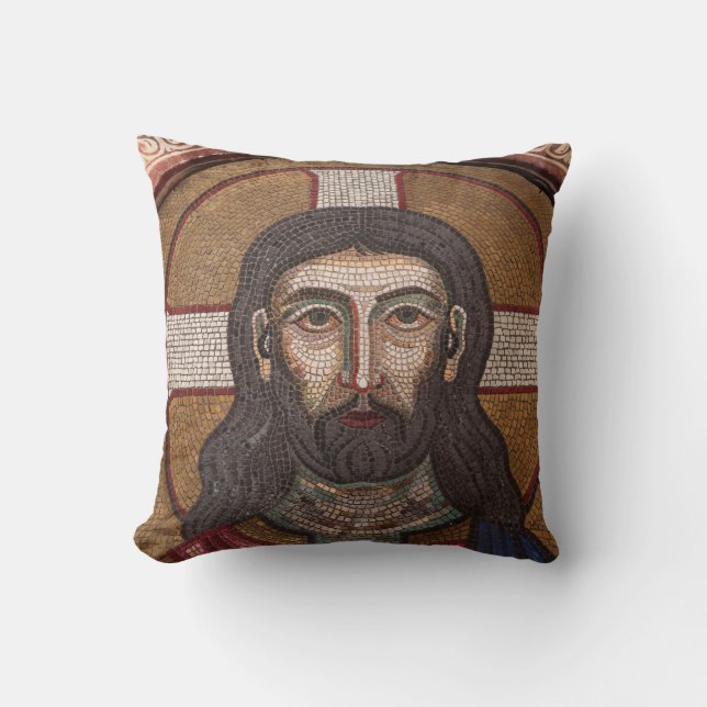 Cojín Decorativo Mosaico de Jesús (Anverso)
