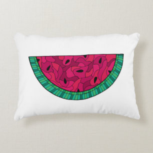 Cojín Decorativo Mosaico de la sandía del verano