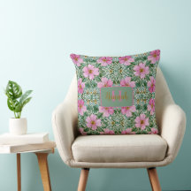 Cojín decorativo Mosaico del Jardín Rosa