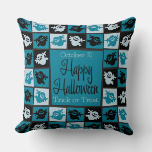 Cojín Decorativo Mosaico fantasma de Halloween