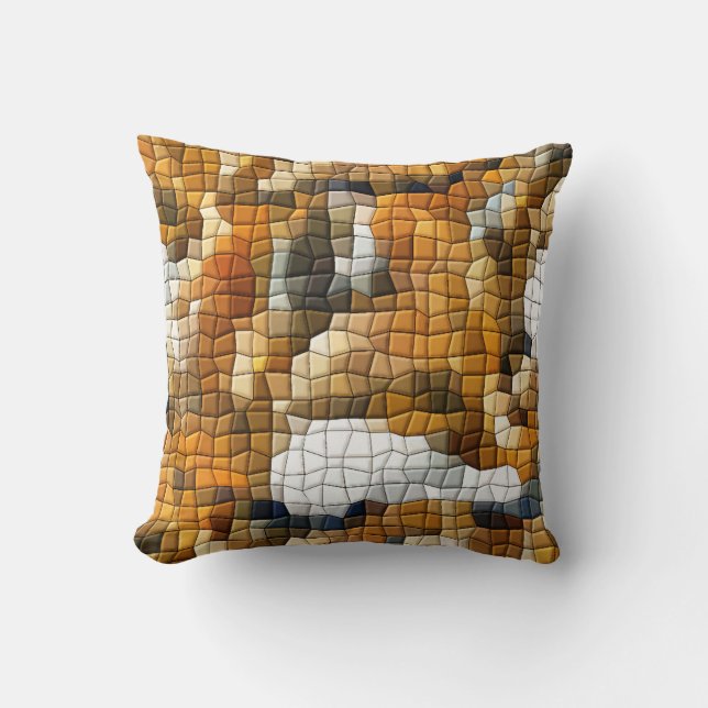 COJÍN DECORATIVO MOSAICO FOX (Anverso)