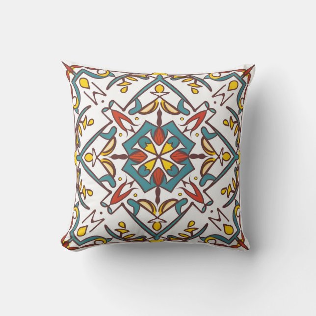 Cojín Decorativo mosaico giométrico (Anverso)