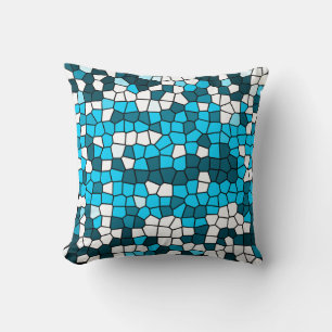 Cojín Decorativo Mosaico Mirage Azul