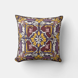 Cojín Decorativo Mosaico púrpura