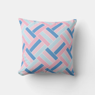 Cojín Decorativo Mosaico rosa y azul