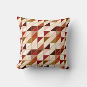 Cojín Decorativo Mosaicos - Tonos de arena y tierra