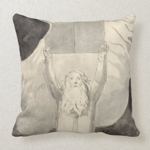 Cojín Decorativo Moses que recibe la ley, c.1780 (cepillo y negro i