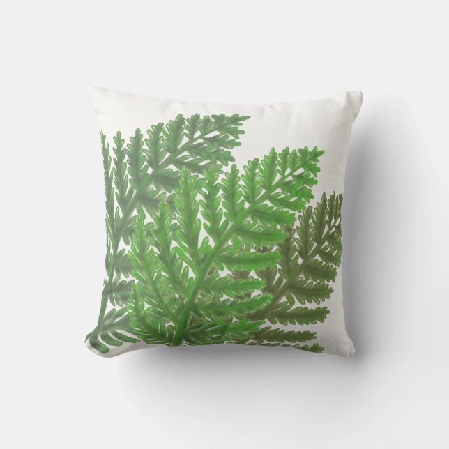 Cojín Decorativo Moss Green Fern (Anverso)