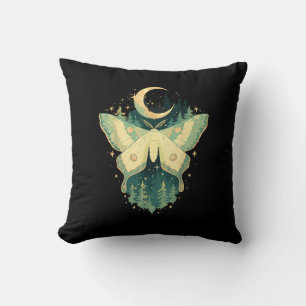 Cojín Decorativo Moth Fairycore Goblincore Whimsigoth Cottagecore
