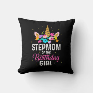 Cojín Decorativo Mother Gift   Stepmom Of The Birthday Girl