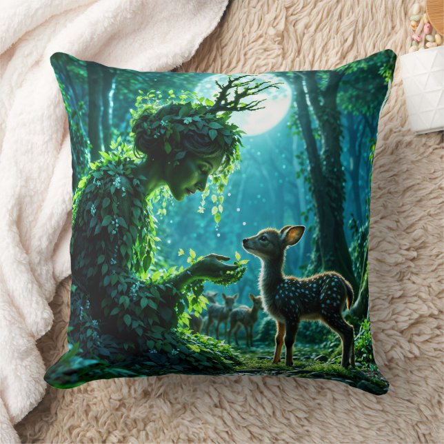 Cojín Decorativo Mother nature's gentle touch on a spotted fawn (Manta)