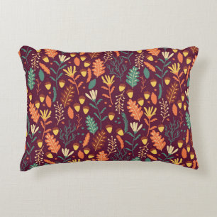 Cojín Decorativo Motif de cosecha de Naranja rojo de otoño