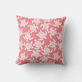 Cojín Decorativo Motif De Repetición Blanco Y Rosa | Patrón de tort