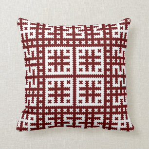 Cojín Decorativo Motif Ozolins de Letonia tradicional