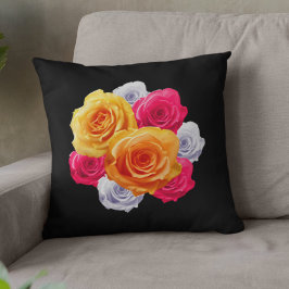 Cojín decorativo Motif Rosas en auge