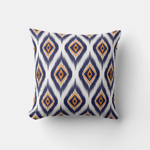 Cojín Decorativo Motif Tíbal Étnico: Patrón Ikat.
