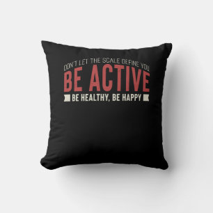 Cojín Decorativo Motivación de entrenamiento de gimnasio