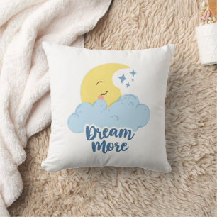 Cojín Decorativo Motivación de Luna y Estrellas Celestiales