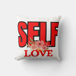 Cojín Decorativo Motivación de Mentalidad Positiva de Amor Propio