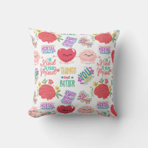 Cojín Decorativo Motivación de salud mental