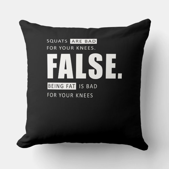 Cojín Decorativo Motivación del Día de la Pierna de la Estancia (Anverso)