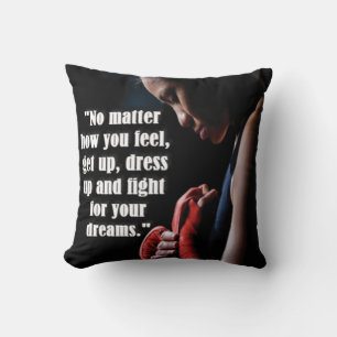 Cojín Decorativo Motivación del entrenamiento de las mujeres