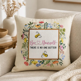 Cojín Decorativo Motivación para Ser Tú Mismo