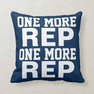 Cojín Decorativo Motivación para una repetición más de entrenamient