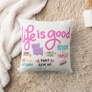 Cojín decorativo motivacional