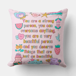 Cojín Decorativo Motivational Home Decor Accent