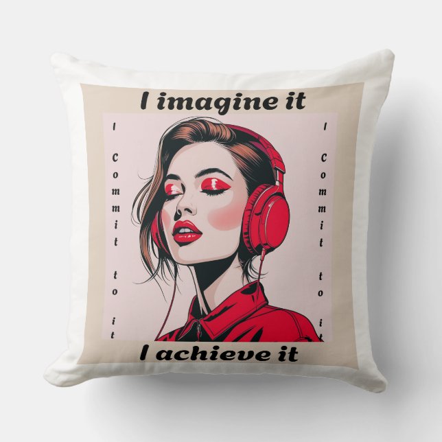 Cojín Decorativo Motivational Quote Pillow (Anverso)