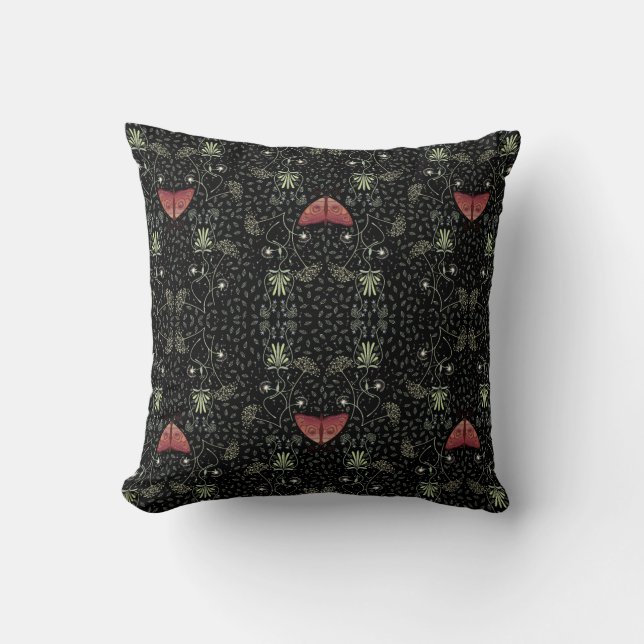 Cojín Decorativo Motivo de Polilla  (Anverso)
