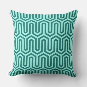 Cojín Decorativo Motivo egipcio deco - turquesa y agua