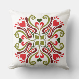 Cojín Decorativo Motivo Floral de Tulipán Húngaro
