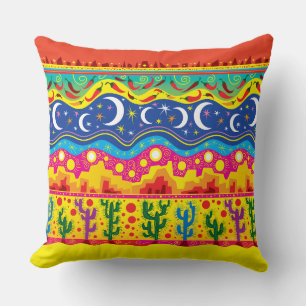 Cojín Decorativo Motivos Brillantes del Desierto