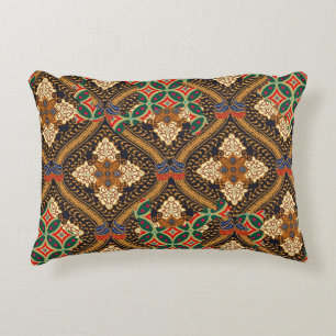 Cojín Decorativo Motivos de batik indonesio con un plan muy distint