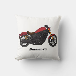 Cojín Decorativo motocicleta estilo crucero Guay