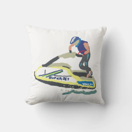 Cojín Decorativo Motonáutica de pie SuperJet