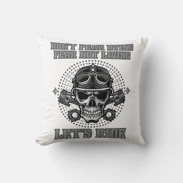 Cojín Decorativo Motorcycle Design T-shirts (Anverso)