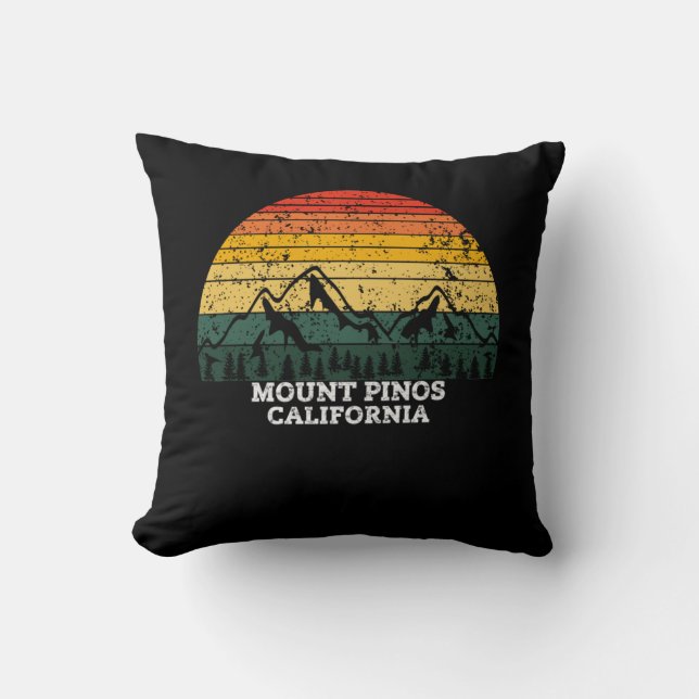 Cojín Decorativo Mount pinos California (Anverso)