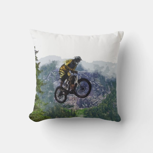 Cojín Decorativo Mountain Air - BMX Rider (Anverso)